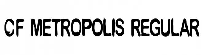 CF Metropolis Regular  Frei Schriftart Herunterladen