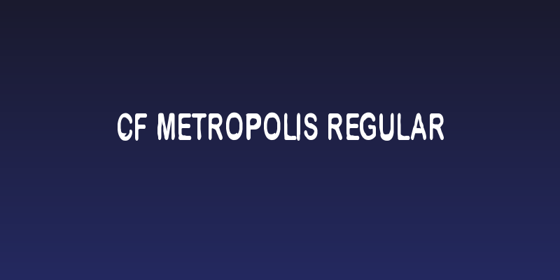 CF Metropolis Regular Social Header