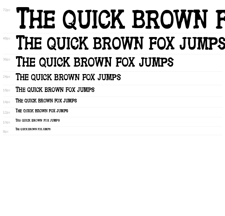 CF Metropolis Serif Regular Waterfall