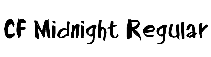 CF Midnight Regular  Скачать бесплатные шрифты