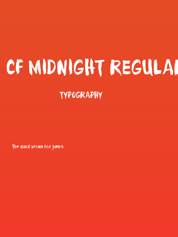 CF Midnight Regular Poster