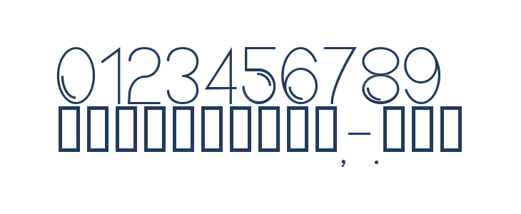 CF Modern 165 Regular Other Characters