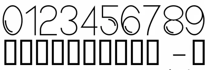 CF Modern 165 Regular Font OTHER CHARS