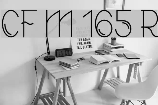 CF Modern 165 Regular Font examples