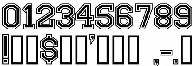 CF Montreal High School Regular Font OTHER CHARS