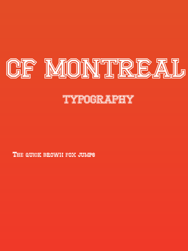 CF Montreal High School Regular Poster