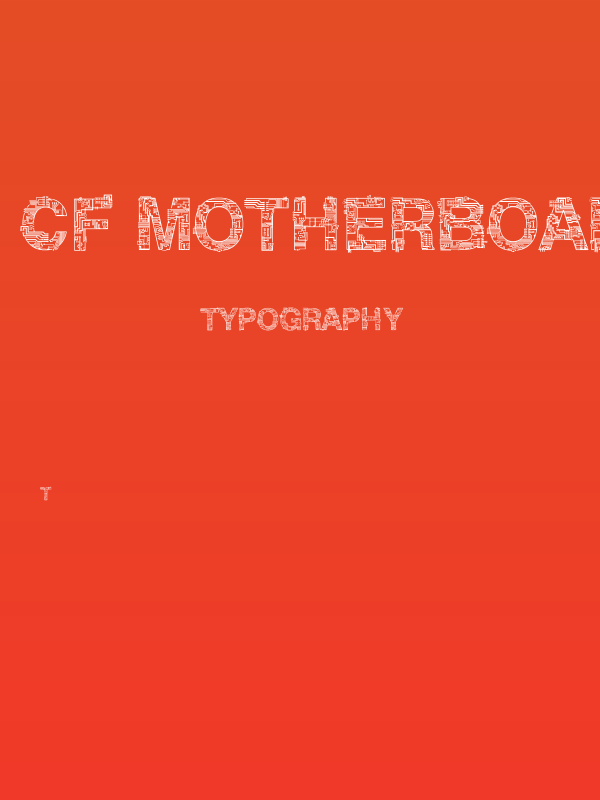 CF Motherboard DEMO Regular Poster