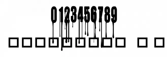 CF My Bloody Valentine Regular Font OTHER CHARS