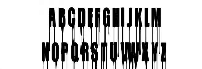 CF My Bloody Valentine Regular Шрифта ВЕРХНИЙ