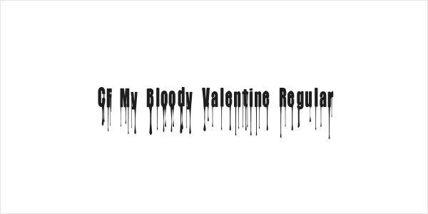 CF My Bloody Valentine Regular Logo