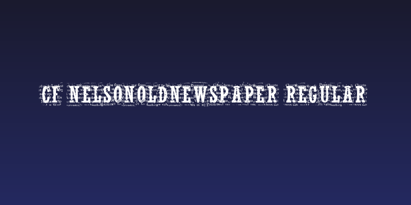 CF NelsonOldNewsPaper Regular Social Header