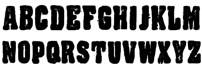 CF Night Of The Damned Regular Font LOWERCASE