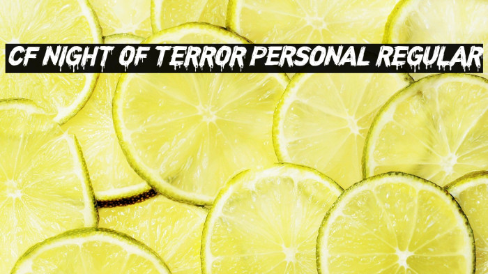 CF Night of Terror PERSONAL Regular Example 2