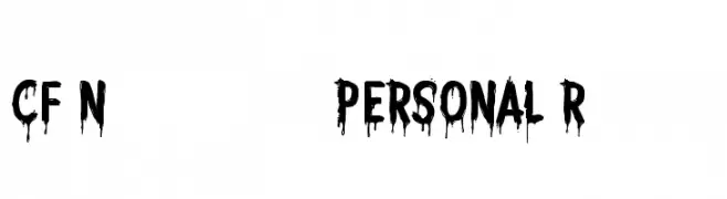 CF Nightmare PERSONAL Regular  لخطوط تنزيل