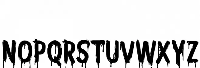 CF Nightmare PERSONAL Regular Font OTHER CHARS