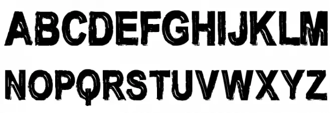 CF Nostalgia Regular フォント 大文字