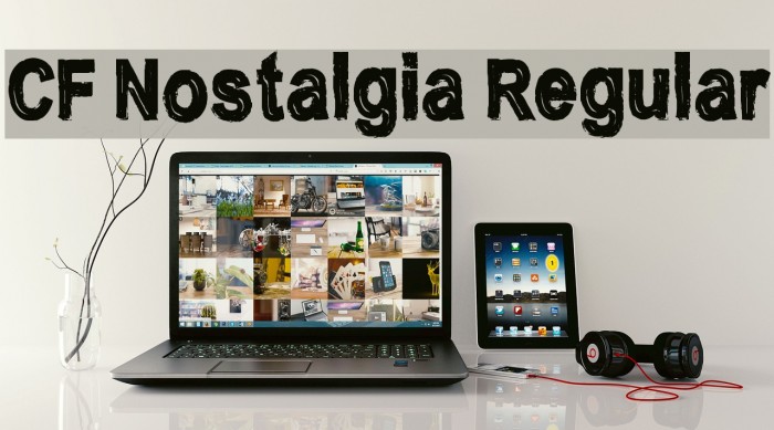 CF Nostalgia Regular Font examples