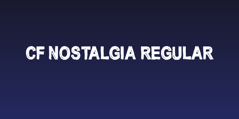 CF Nostalgia Regular Social Header