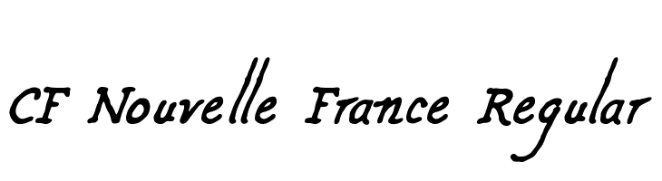 CF Nouvelle France Regular Font