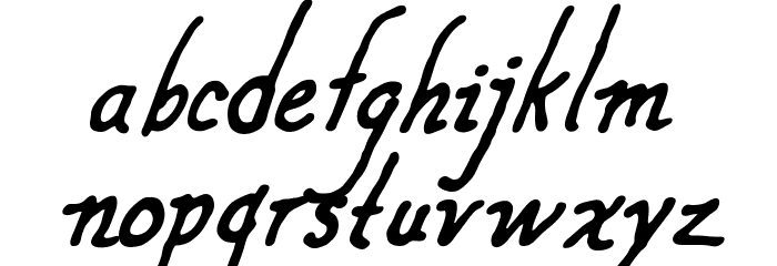 CF Nouvelle France Regular Font LOWERCASE