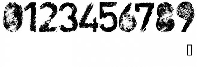 CF Nuclear War Regular Font OTHER CHARS