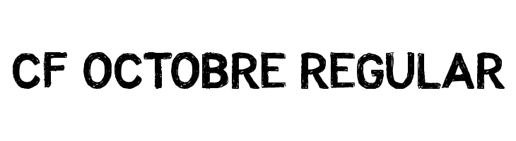 CF Octobre Regular Font