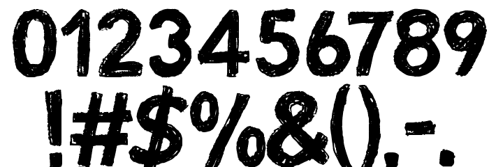 CF Octobre Regular Font OTHER CHARS