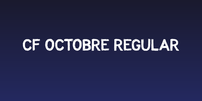 CF Octobre Regular Social Header