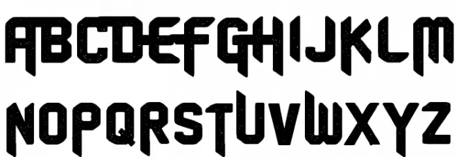 CF Old School PERSONAL USE Regular Caratteri MAIUSCOLE
