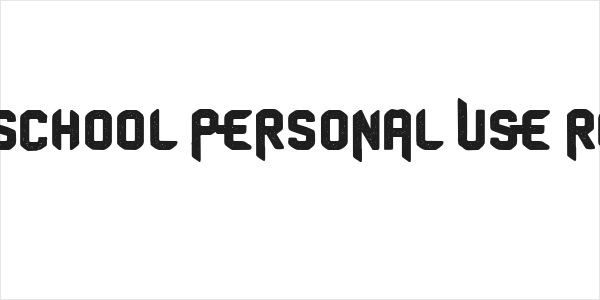 CF Old School PERSONAL USE Regular Logo