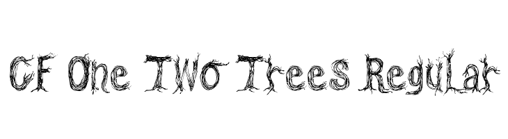 CF One Two Trees Regular Font