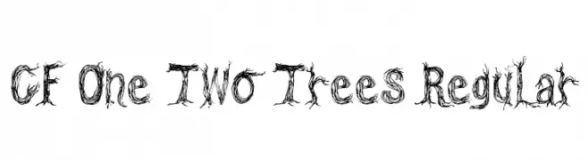 CF One Two Trees Regular  Frei Schriftart Herunterladen