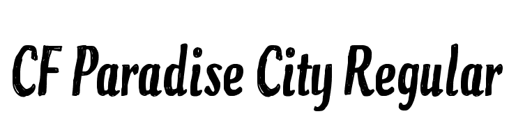 CF Paradise City Regular  नि: शुल्क फ़ॉन्ट्स डाउनलोड