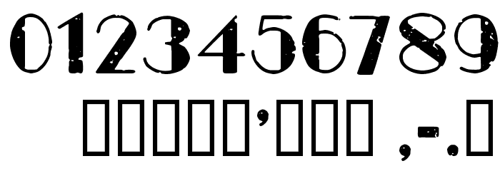 CF Paris Old Style Regular Schriftart Anderer Schreiben