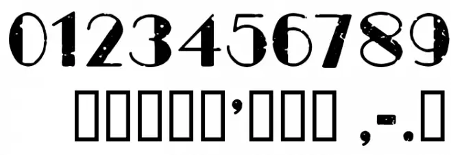 CF Paris Old Style Regular Schriftart Anderer Schreiben