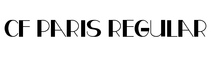 CF Paris Regular  Free Fonts Download