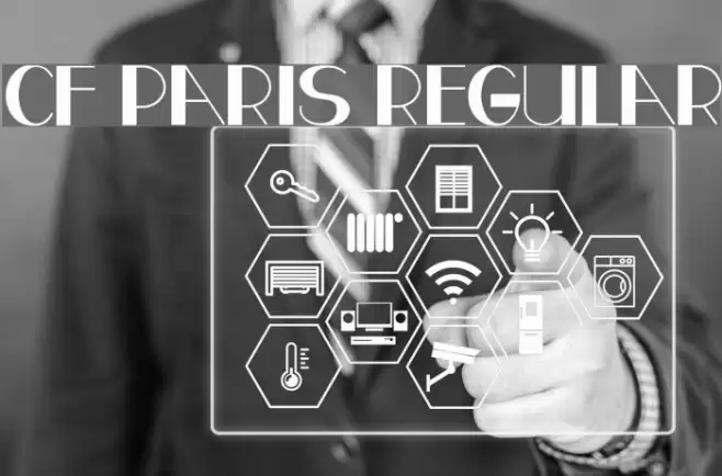 CF Paris Regular Font examples