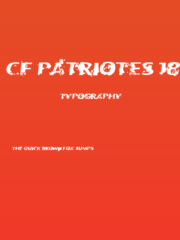 CF Patriotes 1837 Regular Poster