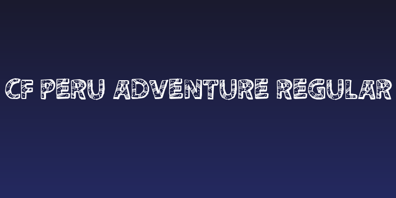 CF Peru Adventure Regular Social Header