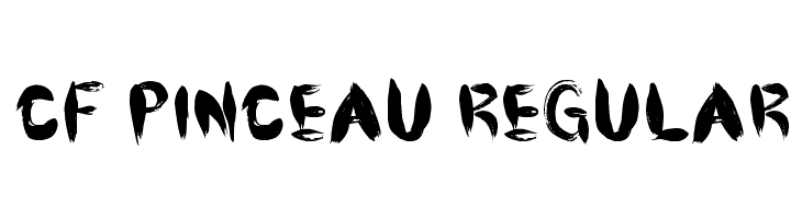 CF Pinceau Regular Font