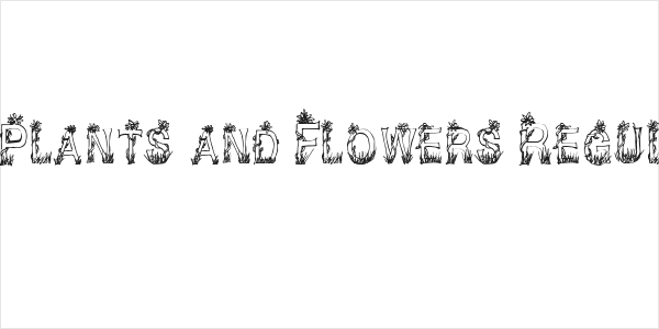 CF Plants and Flowers Regular Logo