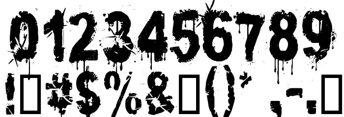 CF Politicians Killers Regular Font OTHER CHARS