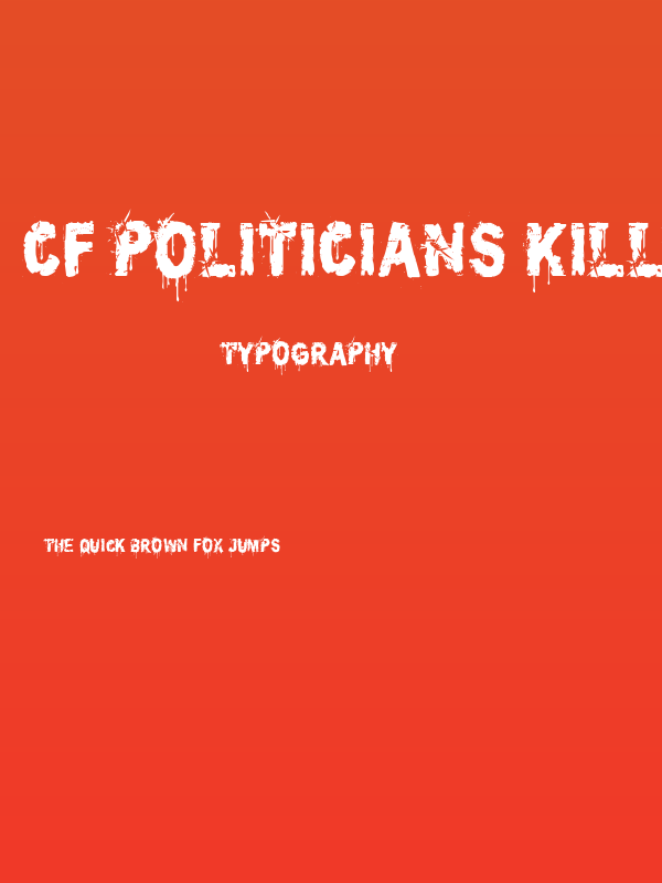 CF Politicians Killers Regular Poster