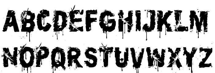 CF Politicians Killers Regular Font LOWERCASE