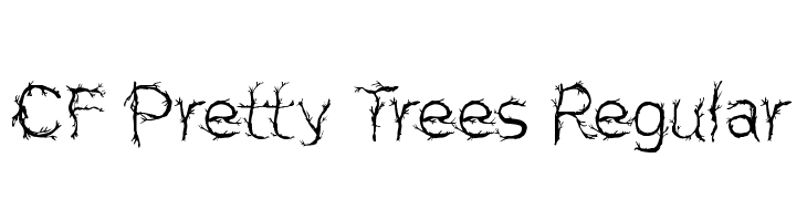 CF Pretty Trees Regular Font