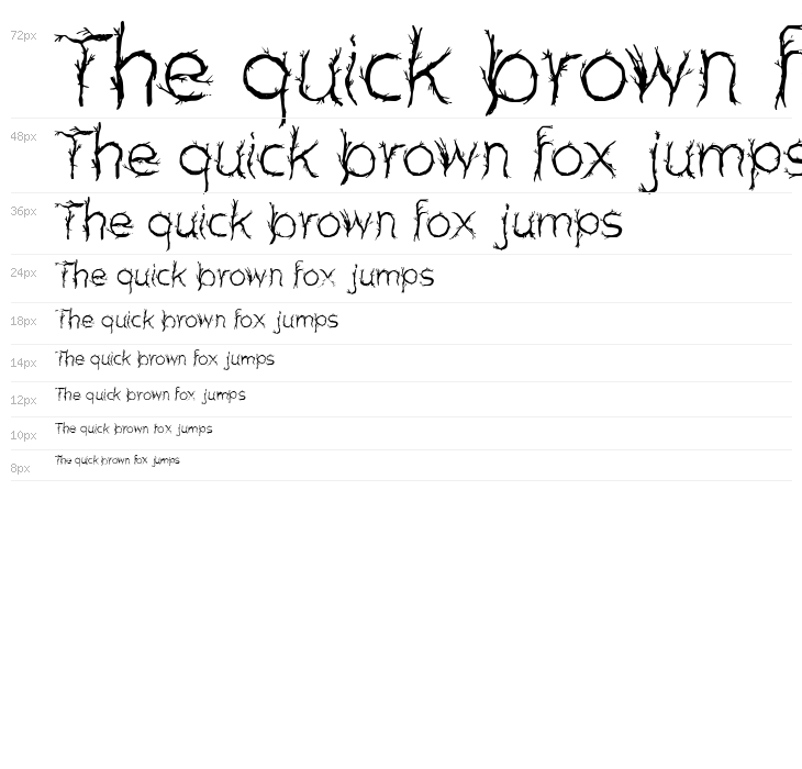 CF Pretty Trees Regular Waterfall