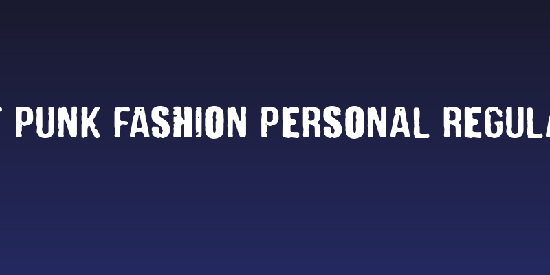 CF Punk Fashion PERSONAL Regular Social Header