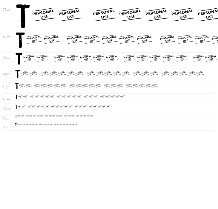 CF Punk Fashion PERSONAL Regular Waterfall