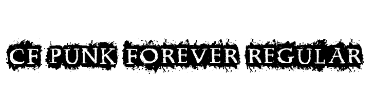 CF Punk Forever Regular  لخطوط تنزيل