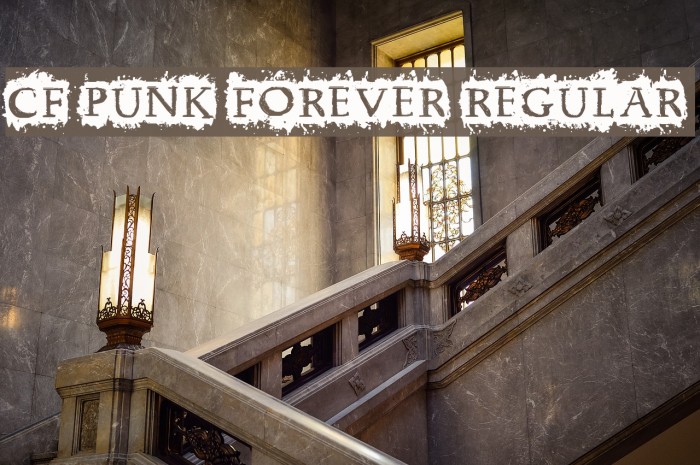 CF Punk Forever Regular Example 3